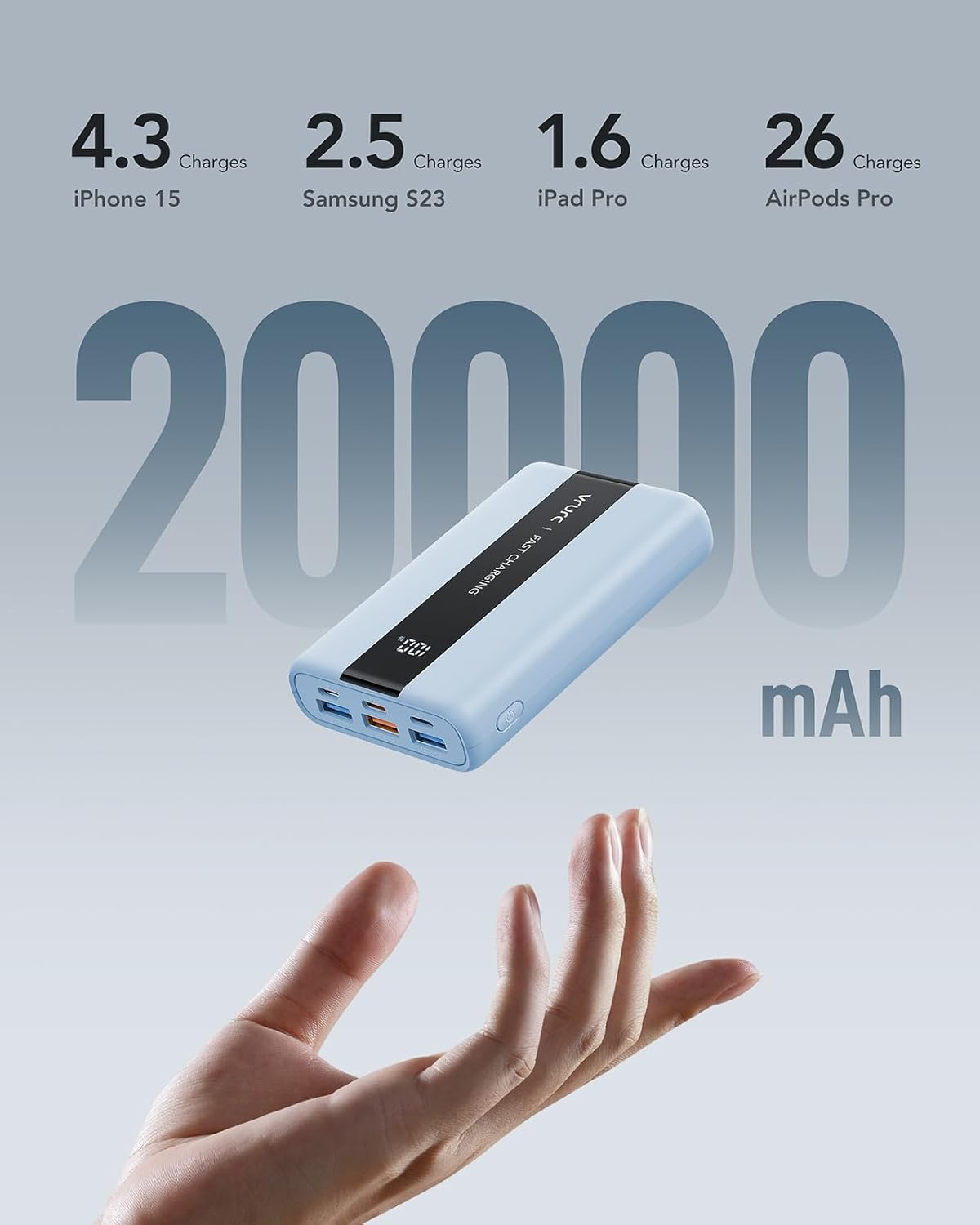 Thumbnail 3 de VRURC Power Bank 20000mAh