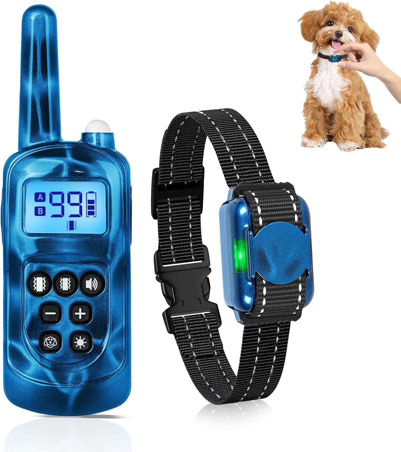 Detalle de Vibration anti bark collar for dogs 2000ft