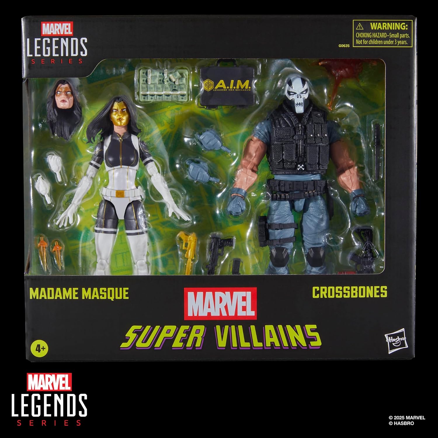 Detalle 2 de Marvel Legends Series Madame Masque & Crossbones 6-Inch Action Figures 🎎