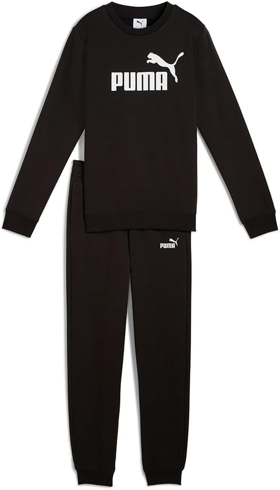 Detalle 2 de PUMA Ess No.1 Logo Crew Sweat Suit FL B – Tuta sportiva per bambini e ragazzi