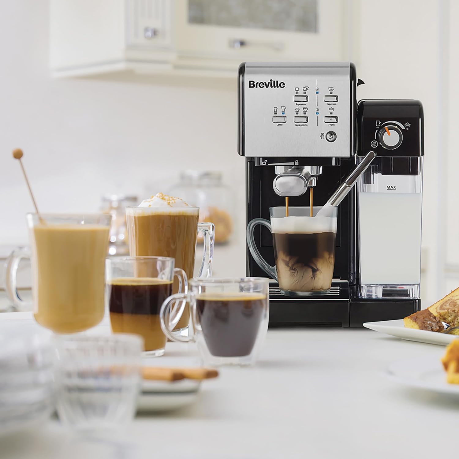 Thumbnail 4 de Breville Prima Latte II Espresso ☕ Cafetera con espumador y bomba 15 bares