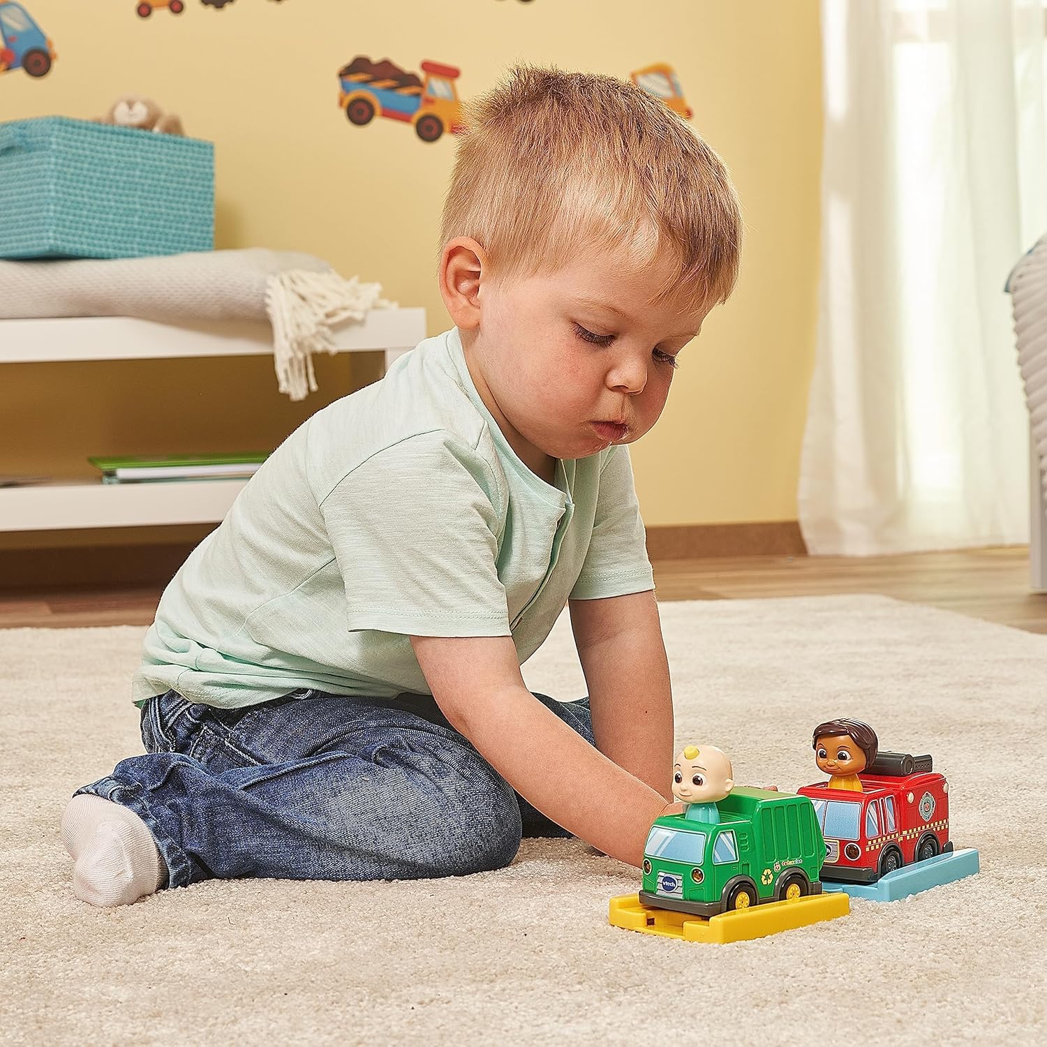 Thumbnail 5 de VTech 80-561404 TUT Baby Flitzer CoComelon: camion della spazzatura con binario