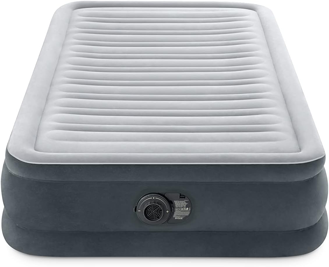 Thumbnail 1 de Intex 67766ND – Materasso Dura-Beam Comfort Plush Singolo con Pompa Elettrica Incorporata (99x191x33 cm)