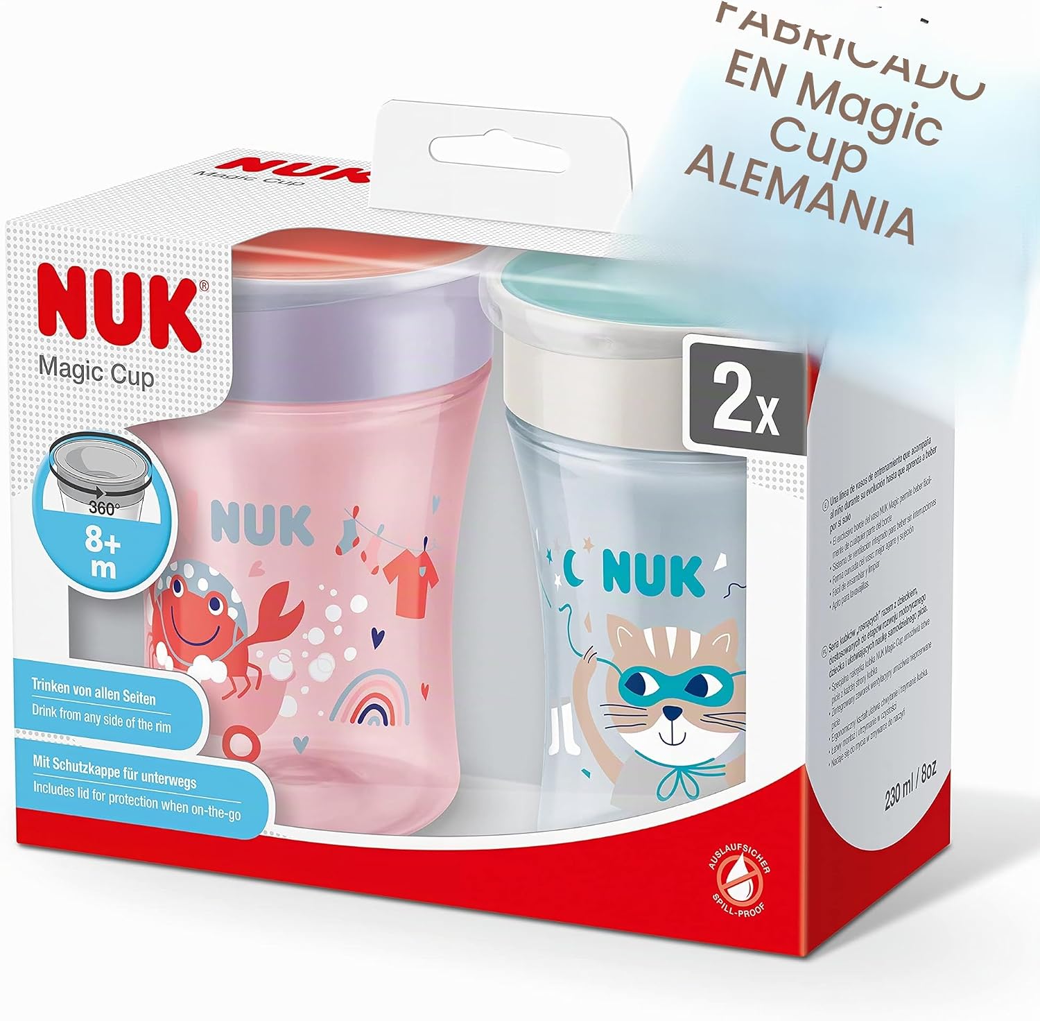Thumbnail 6 de NUK Magic Cup 230 ml vaso antiderrame bebé