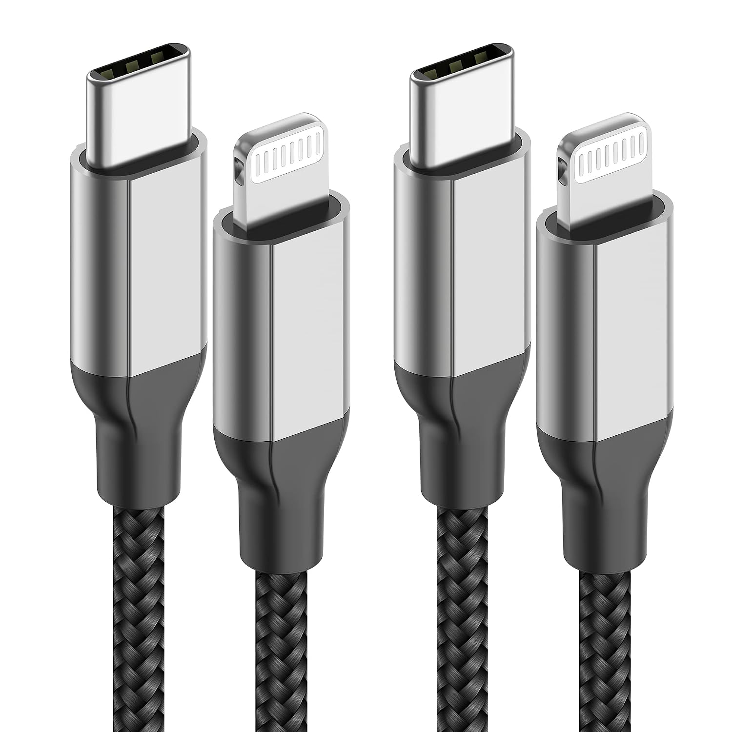 Detalle de Acecene USB C to Lightning Cable 1m (2-Pack) – MFi Certified, Fast Charging for iPhone