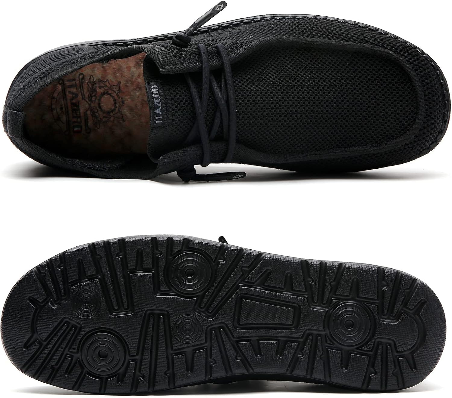 Detalle de ITAZERO Men Extra Wide Shoes (4E–5E) with Arch Support Insole for Swollen Feet and Plantar Fasciitis