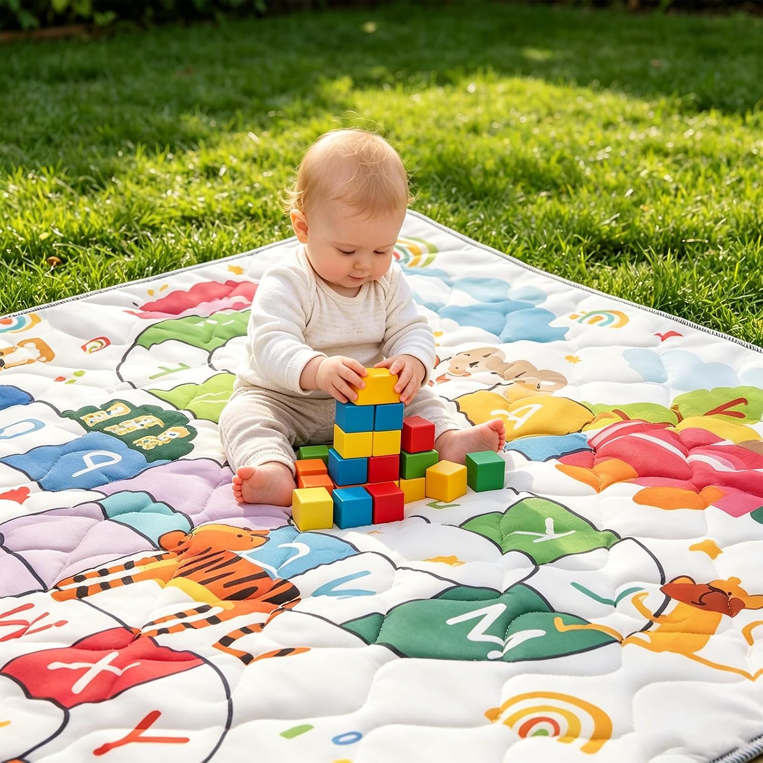 Thumbnail 6 de Duwenem Baby Play Mat 71x59 Inch play mat