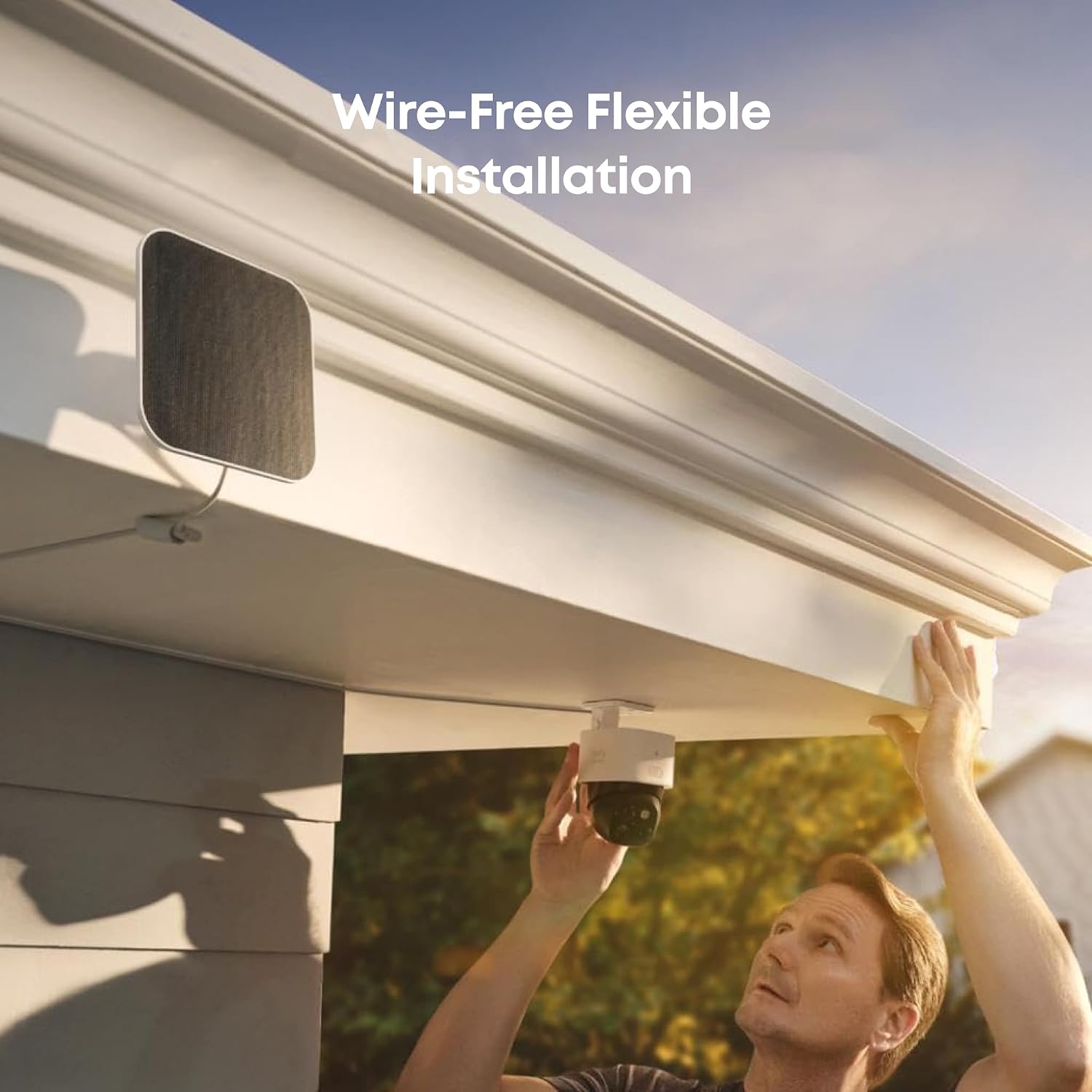 Detalle 2 de eufy Security 3K Dual Camera (Solocam S340): Outdoor Wireless dual‑camera security with solar power