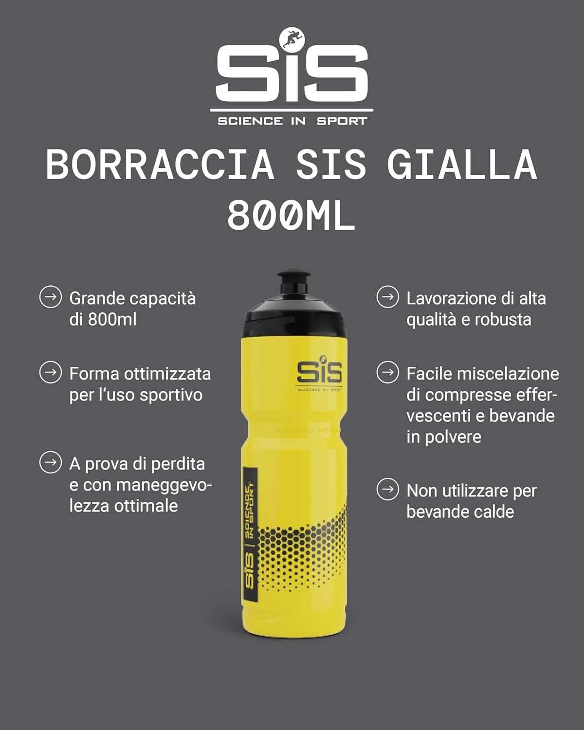 Detalle 2 de Science in Sport SIS Borraccia sportiva 700 ml