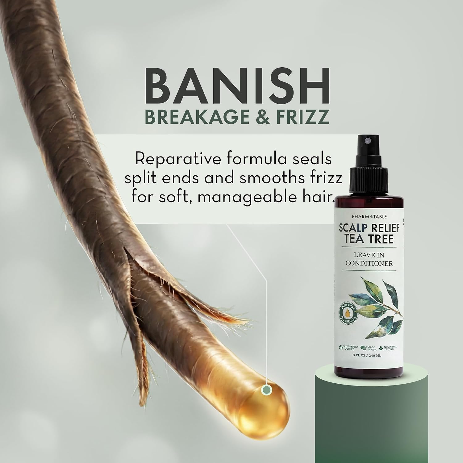 Thumbnail 5 de Pharm to Table Tea Tree Oil Leave-In Conditioner Spray, 8 fl oz