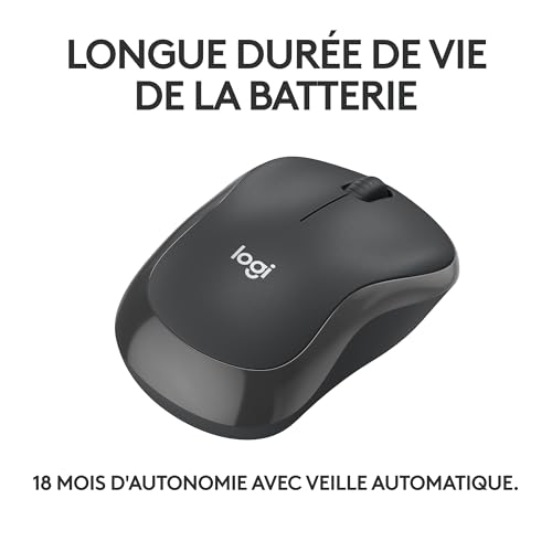 Detalle de Logitech M240 Souris Bluetooth sans Fil, Compacte — silence et simplicité pour un confort au quotidien