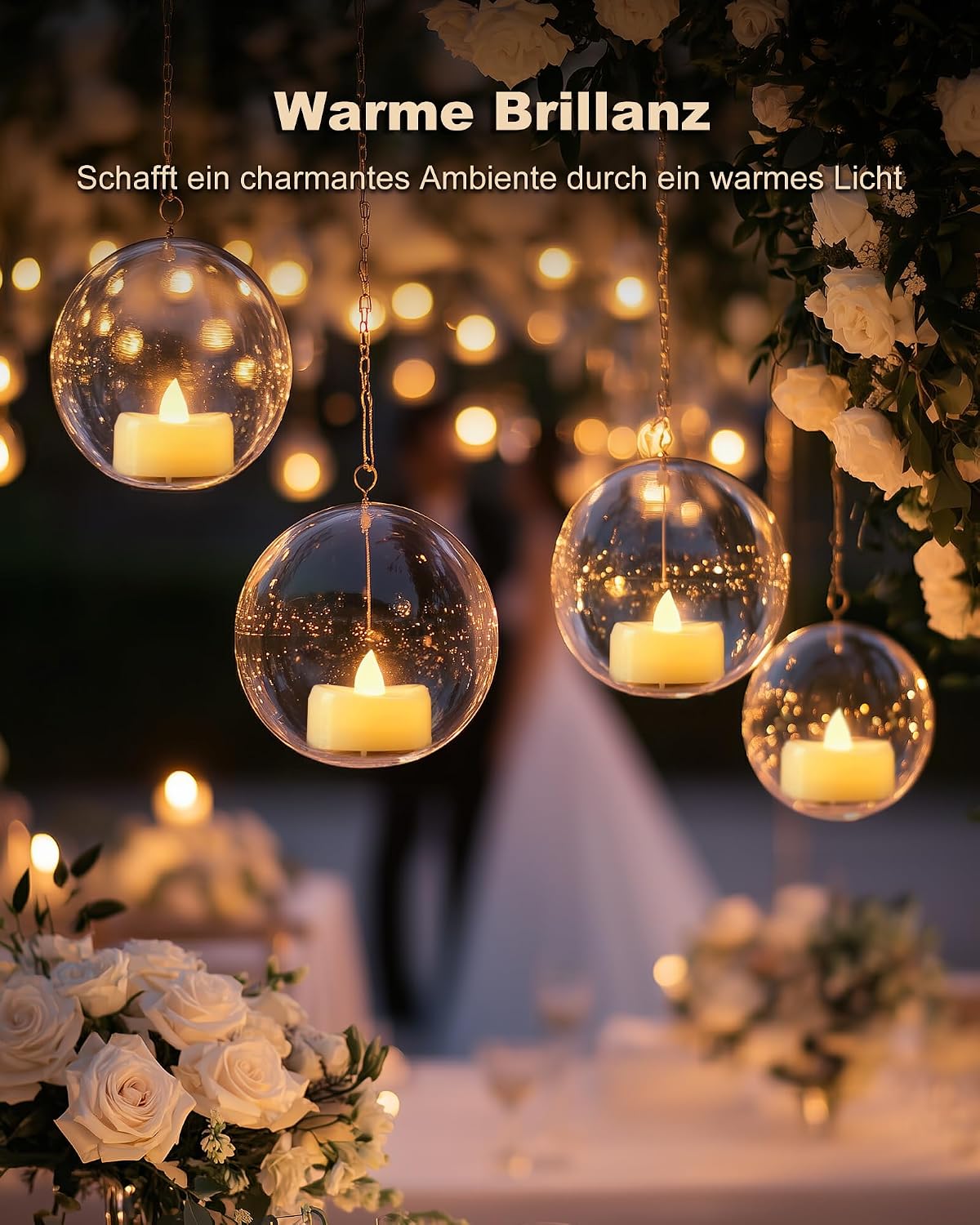 Detalle 1 de AMAGIC 24er flimmerfreie LED-Teelichter
