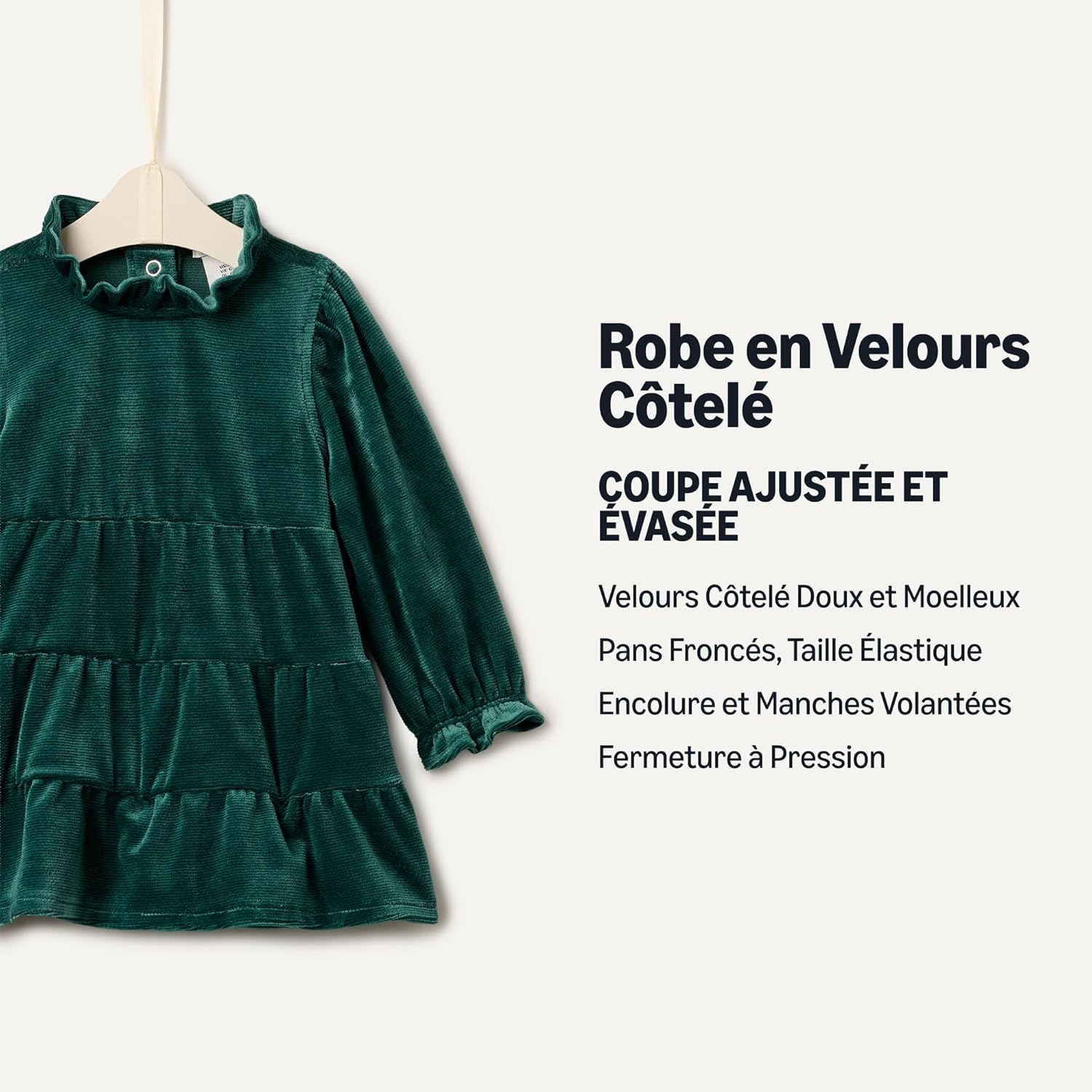 Thumbnail 2 de Amazon Essentials x Sofia Grainge Robe en Velours Côtelé pour Bébé et Fille