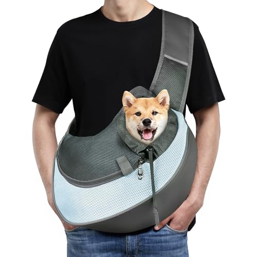 AUYAO Bandolera mochila perro azul 5 kg
