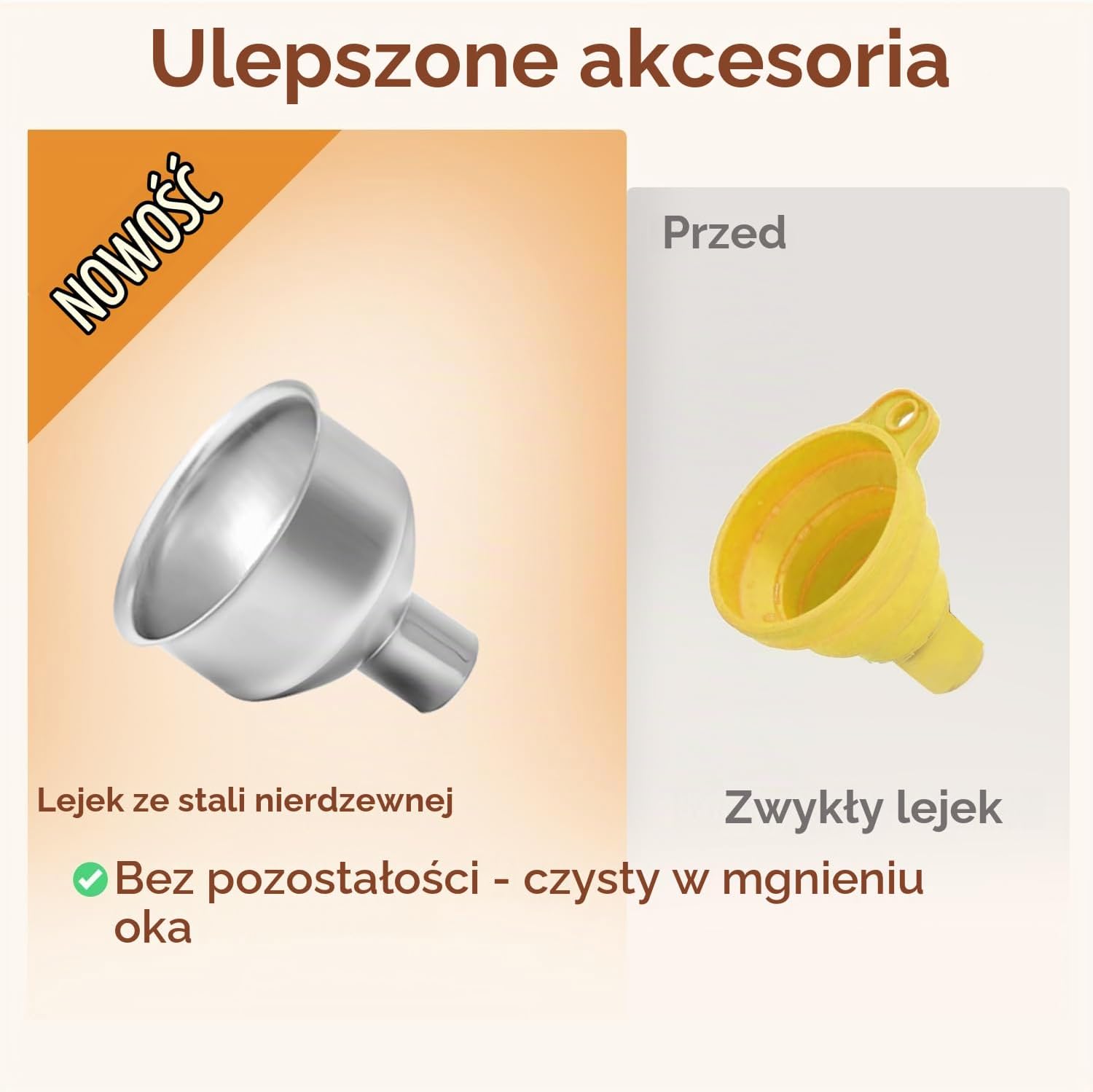 Detalle de ComSaf – kwadratowe szklane słoiczki na przyprawy 12 × 120 ml z etykietami