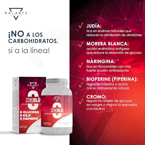 Thumbnail 2 de Balance Nutrition ZEROGLÙ (dieta detox drenante) – 60 cápsulas con frijol y piperina BioPerine®