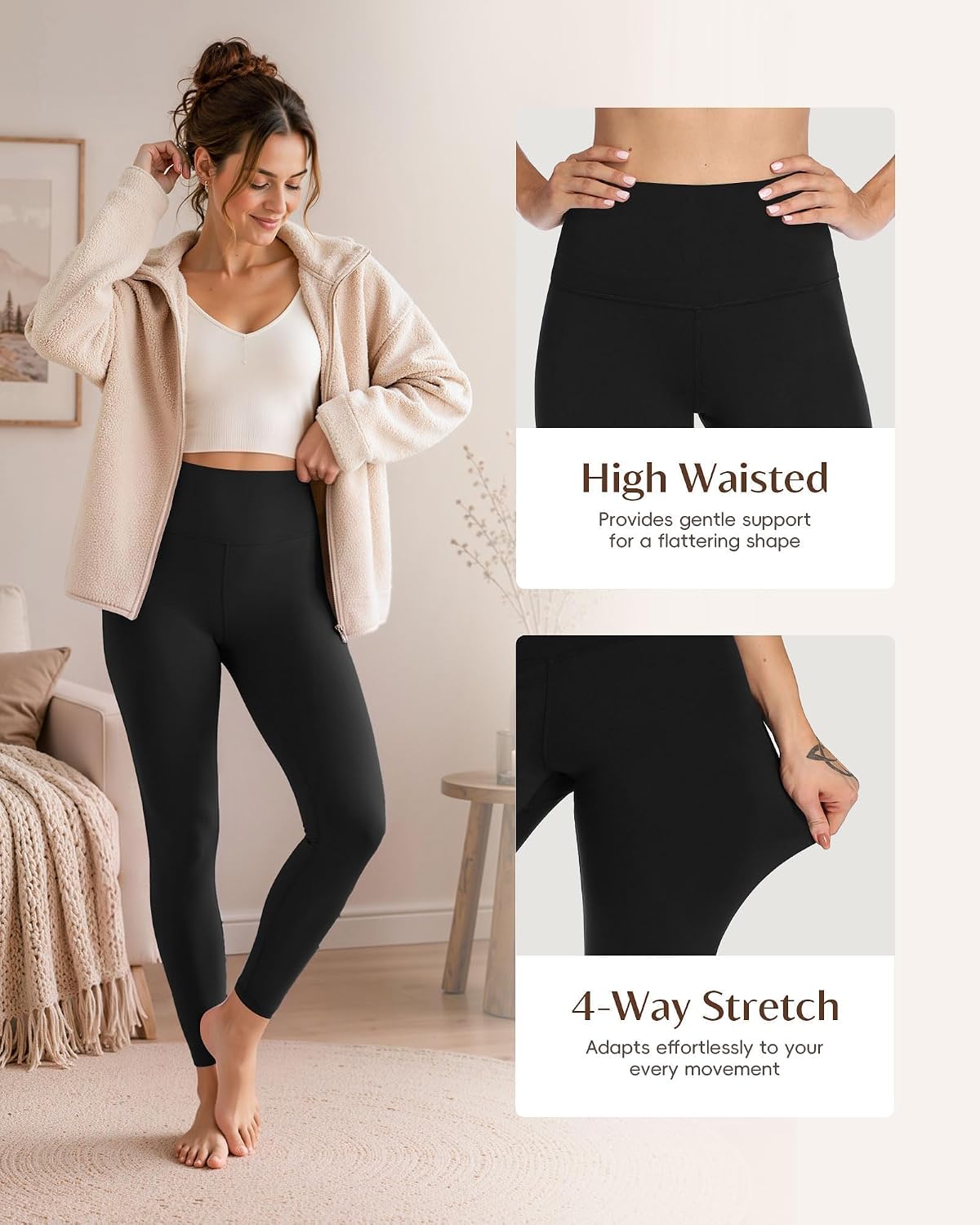 Thumbnail 4 de QGGQDD Fleece Lined Leggings Women