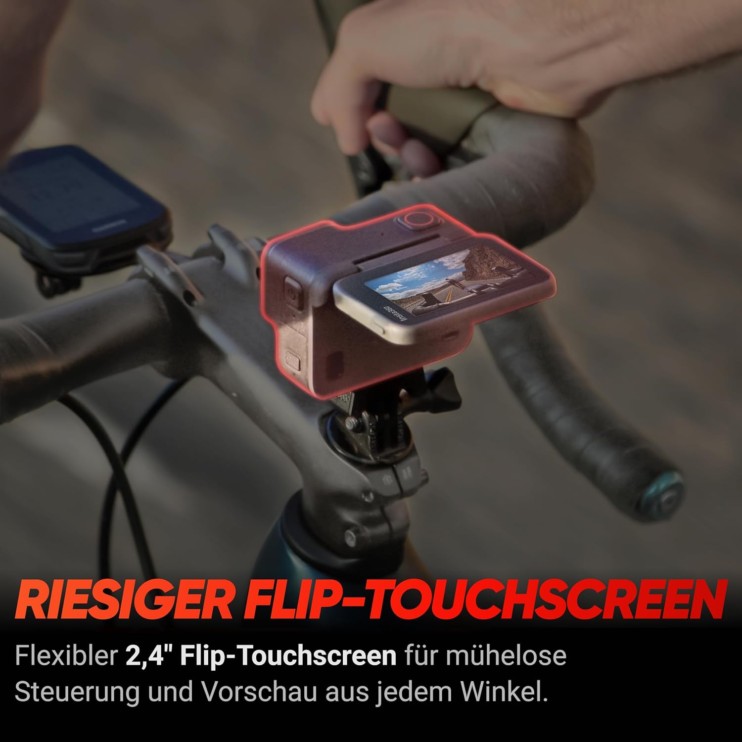 Thumbnail 3 de Insta360 Ace Pro Xplorer-Bundle Schiefergrau – wasserdichte Action-Kamera mit Leica-Linse, 4K120fps