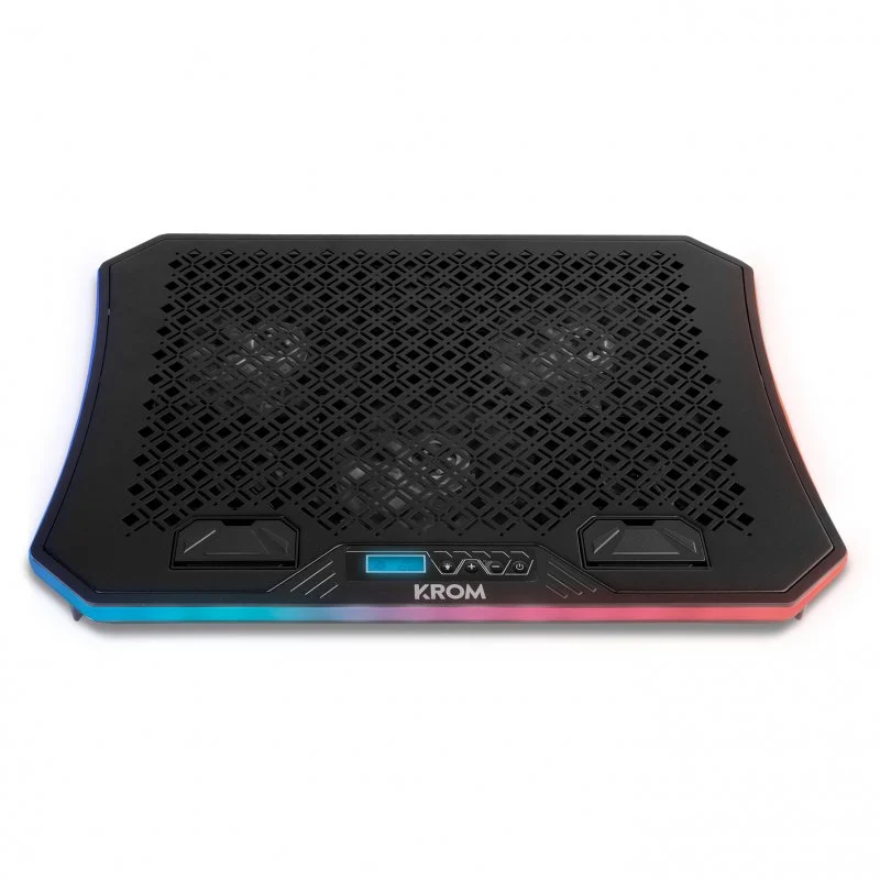 Krom Kooler Base refrigeradora para portátil hasta 19"