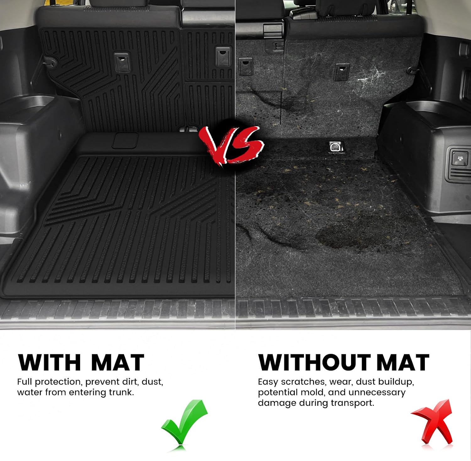 Detalle de LASFIT Cargo Mat for Toyota 4Runner 2010–2024