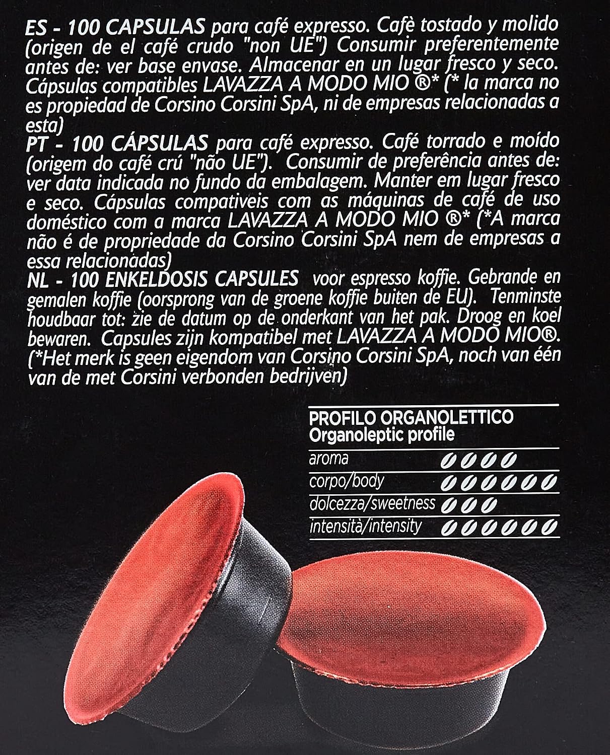 Thumbnail 3 de Caffè Corsini Classico Italiano - Capsule Lavazza A Modo Mio, 7.5 g, 100 pezzi