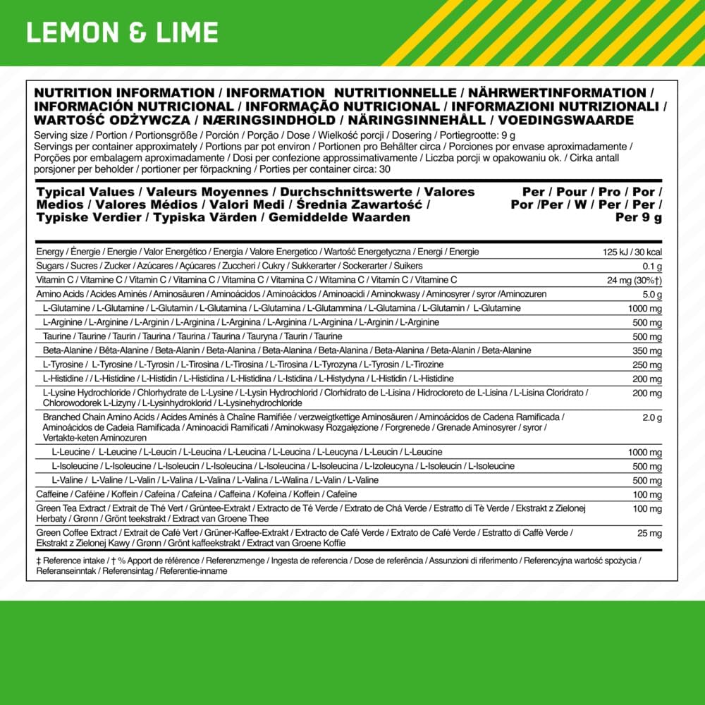 Thumbnail 6 de Optimum Nutrition Amino Energy 270 g