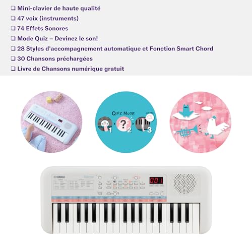 Detalle de Yamaha Remie PSS-E30 – Clavier Mini Touches : initiation ludique et portable pour enfants