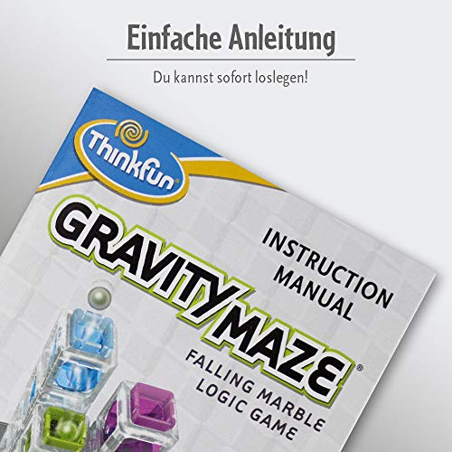 Detalle de ThinkFun Gravity Maze – Logikspiel für 1 Spieler ab 8 Jahren