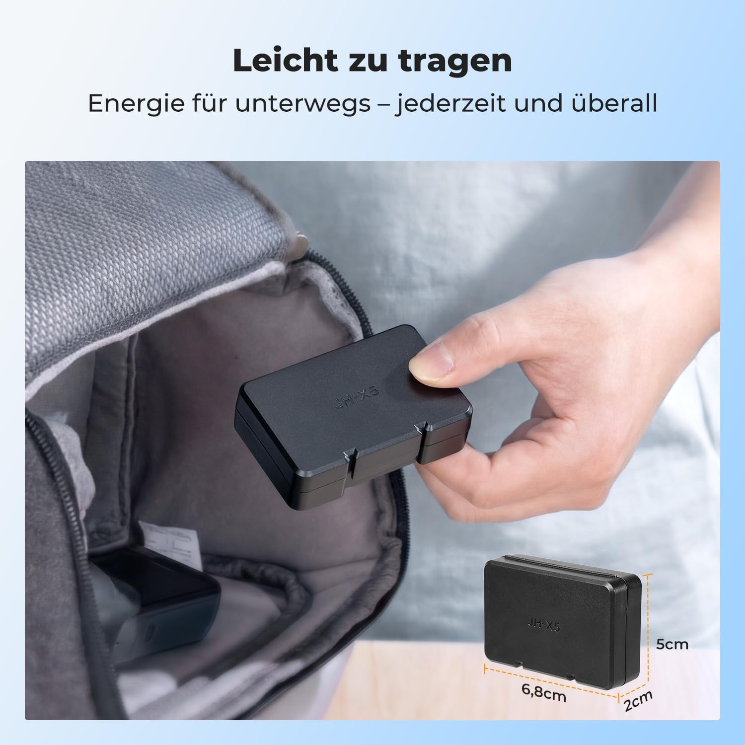 Thumbnail 6 de K&F CONCEPT 2700mAh Ersatzakku für Insta360 X5 – zuverlässige Zusatzenergie