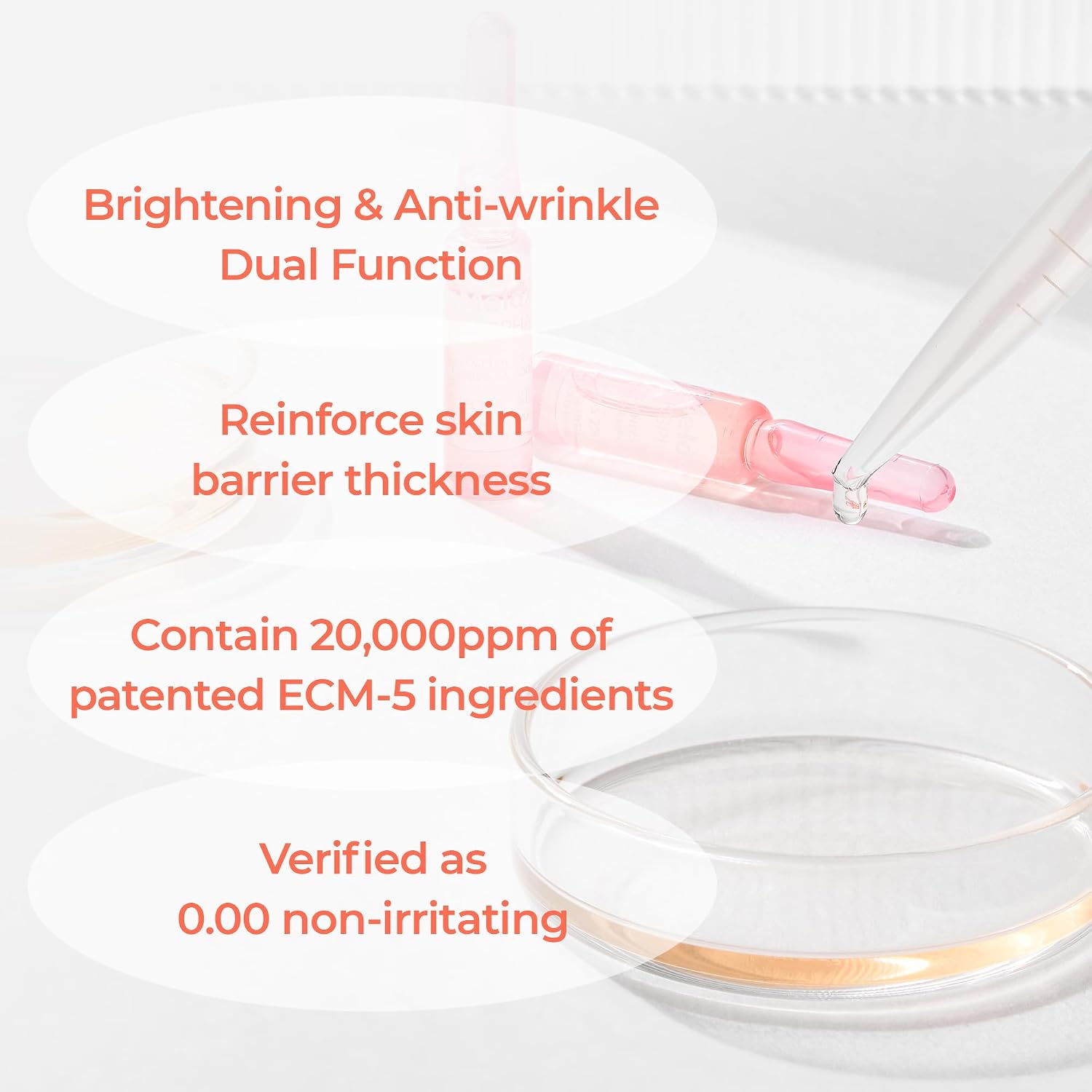 Detalle 2 de DR.MELAXIN Neck Tightening Ampoule (Firming & Lifting) for Neck Wrinkles & Sagging Skin
