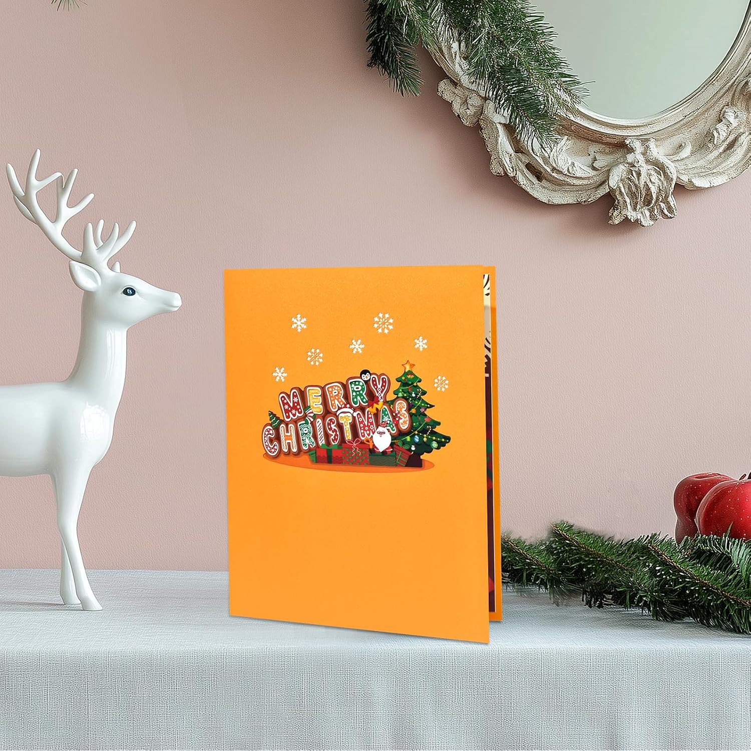 Thumbnail 6 de GREETING ART 3D Pop-Up Christmas Card with Light and Music, 20 x 15 cm