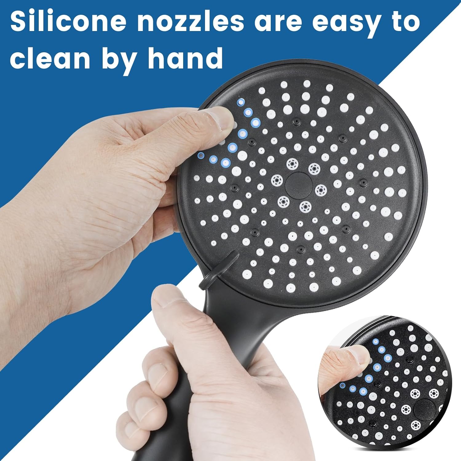 Thumbnail 4 de AIXMEET Shower Head with 1.5m Hose, 6 Spray Modes – High Pressure, Water-Saving Handheld Shower for Home, Gym and Family Use