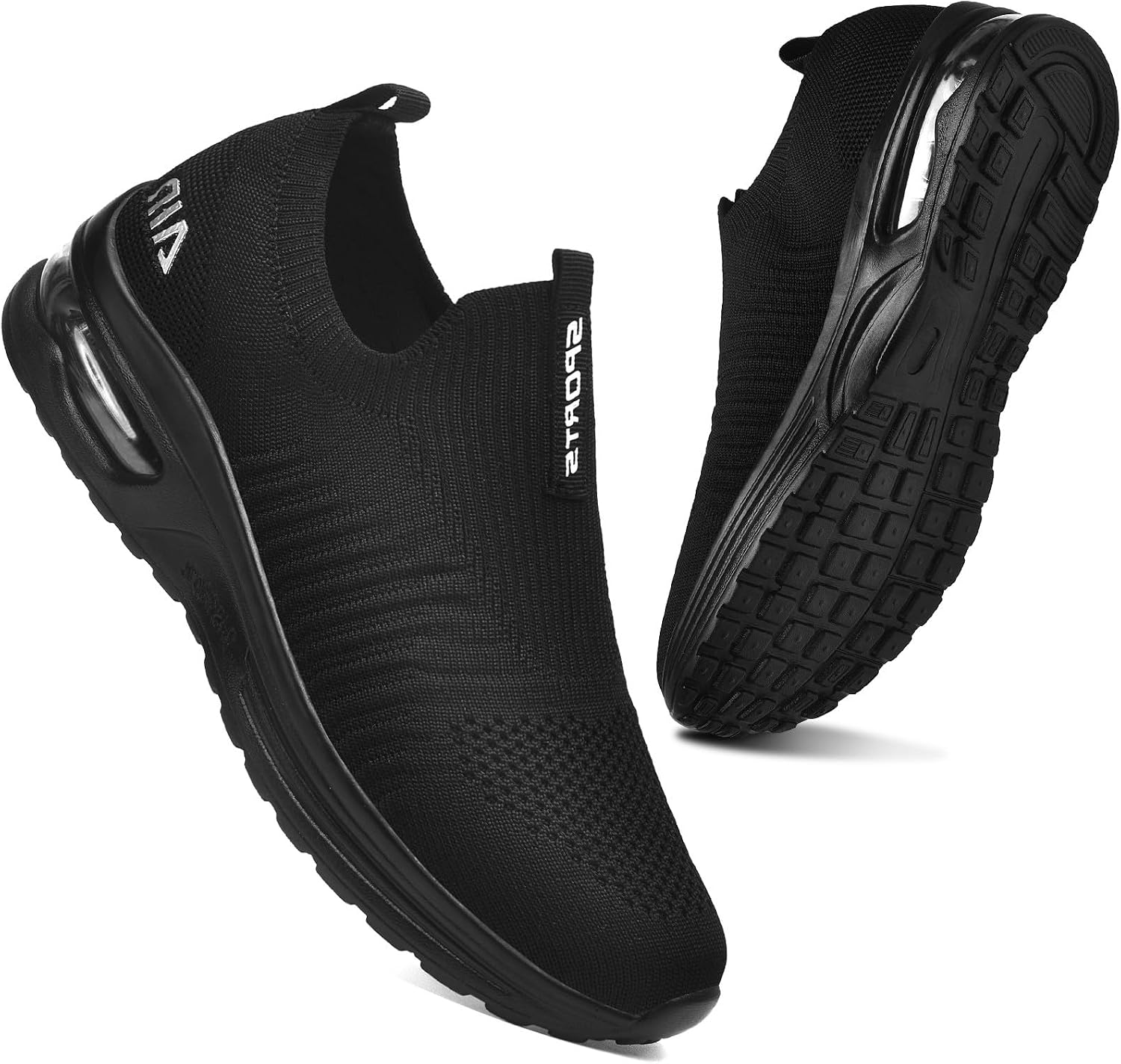 Detalle de Slip on femme respirant, basket mode
