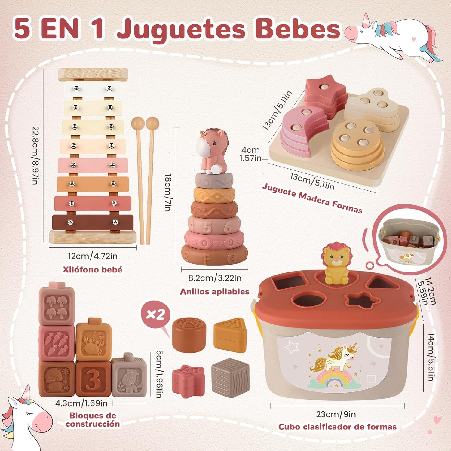 Thumbnail 2 de Almaxi 5 en 1 Juguetes Montessori 6-12 meses