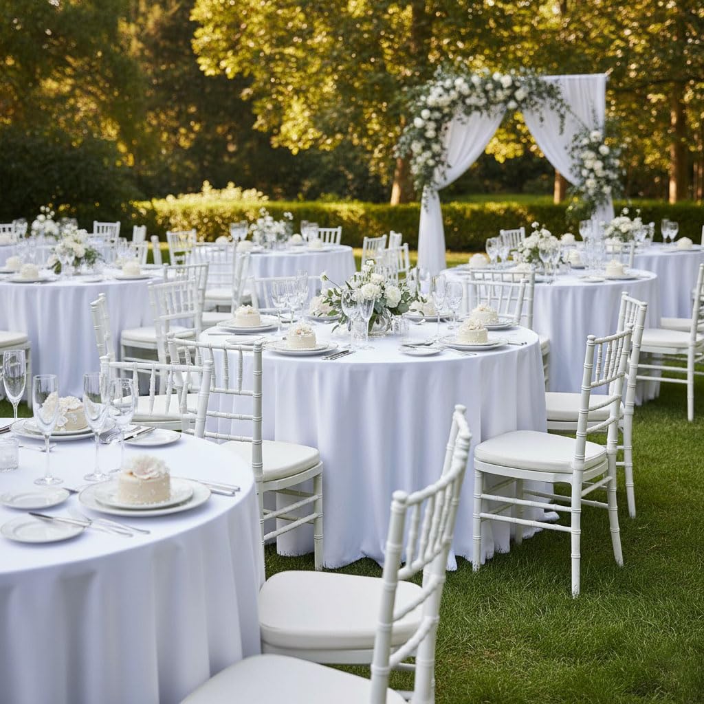 Detalle 2 de Fitable 120in Round Tablecloths