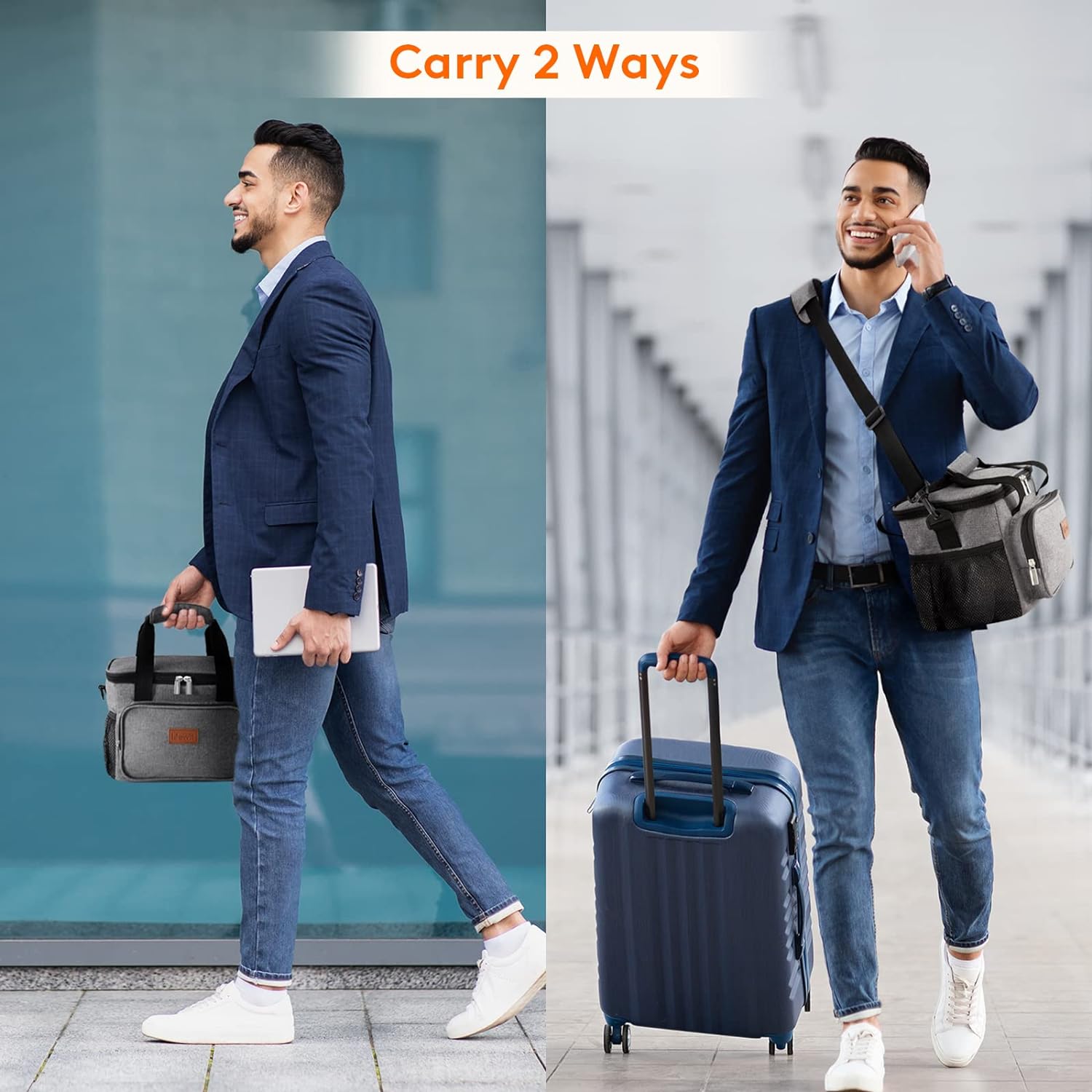 Thumbnail 4 de Lifewit Sac isotherme repas 9 L (jusqu’à 12 canettes) gris