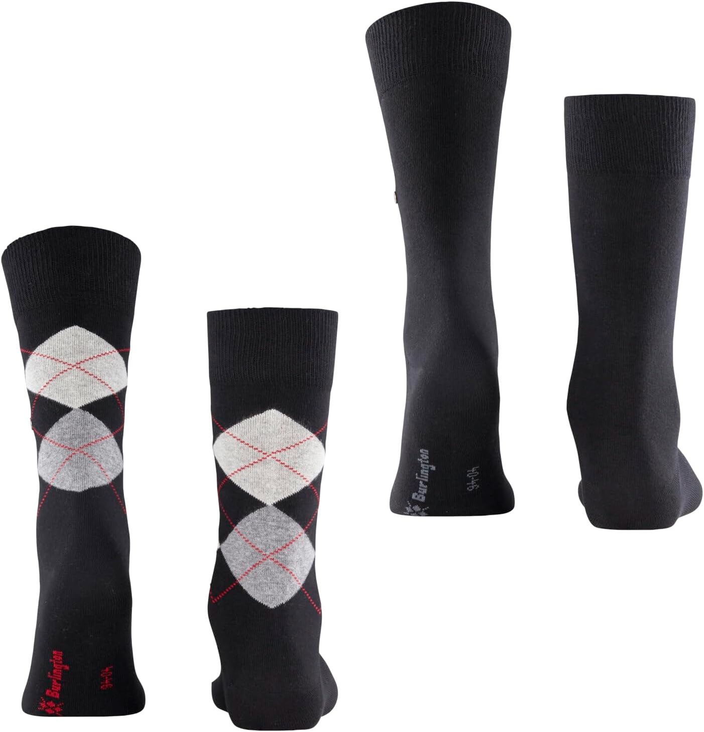 Thumbnail 1 de Burlington Homme Everyday Argyle Mix 2-Pack: Chaussettes coton respirant et renforcées