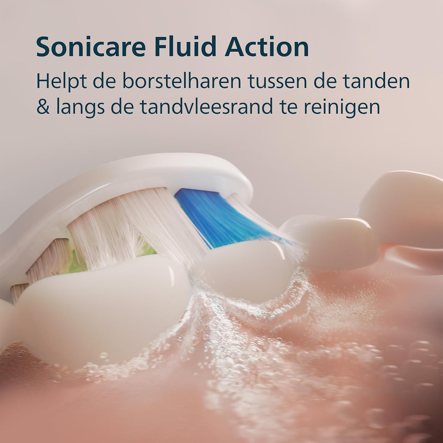 Detalle de Philips Sonicare 4000 Series HX4042/46 sonische tandenborstel, bosgroen