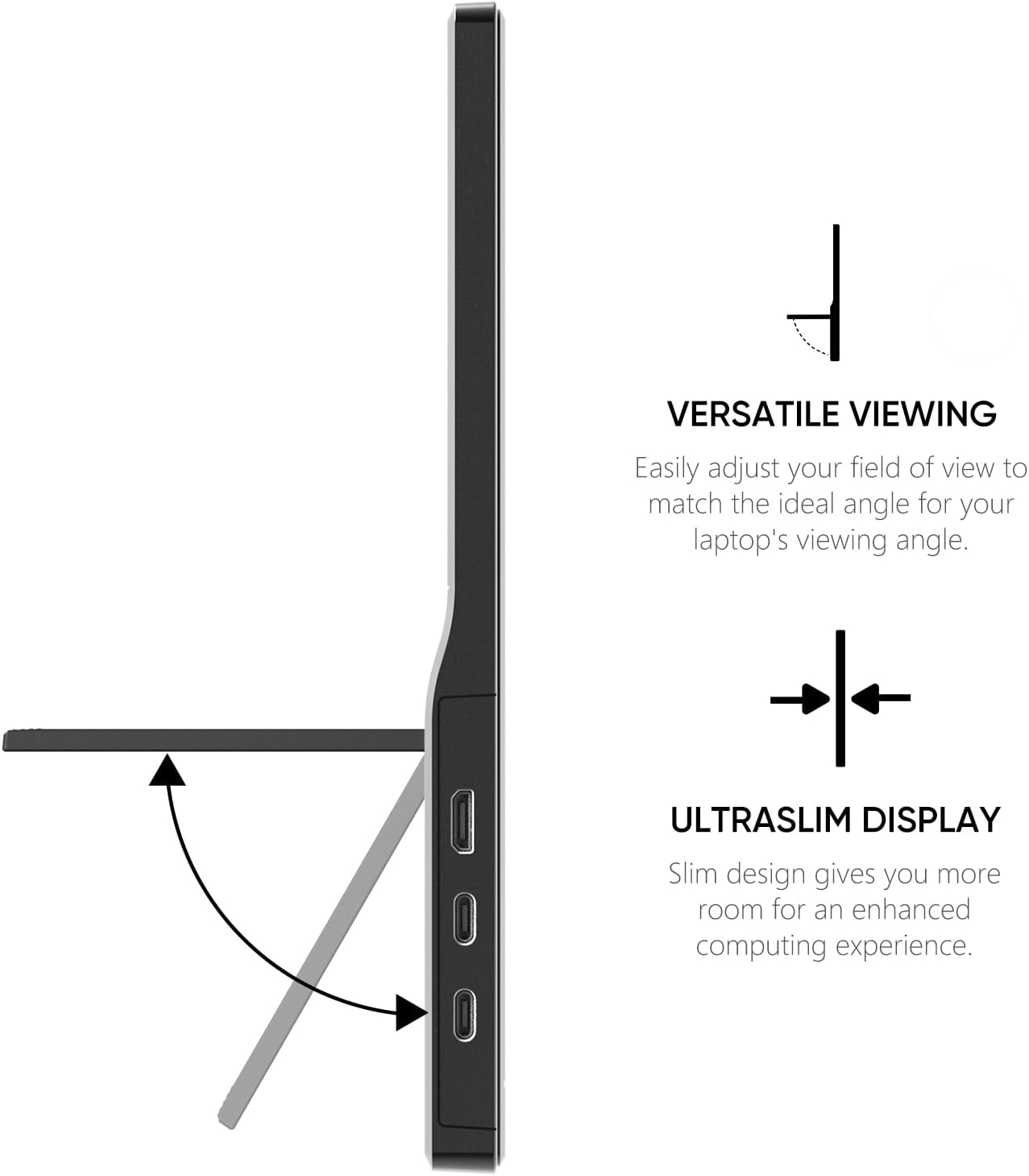 Thumbnail 2 de Anyuse Portable Monitor 15.6-inch 1080P travel monitor