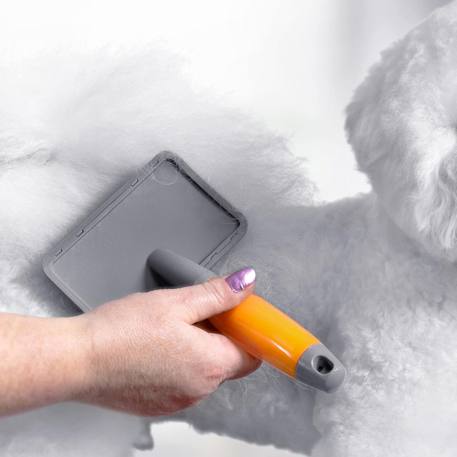 Detalle de Wahl Large Slicker Brush with Gel Handle for Dogs & Cats
