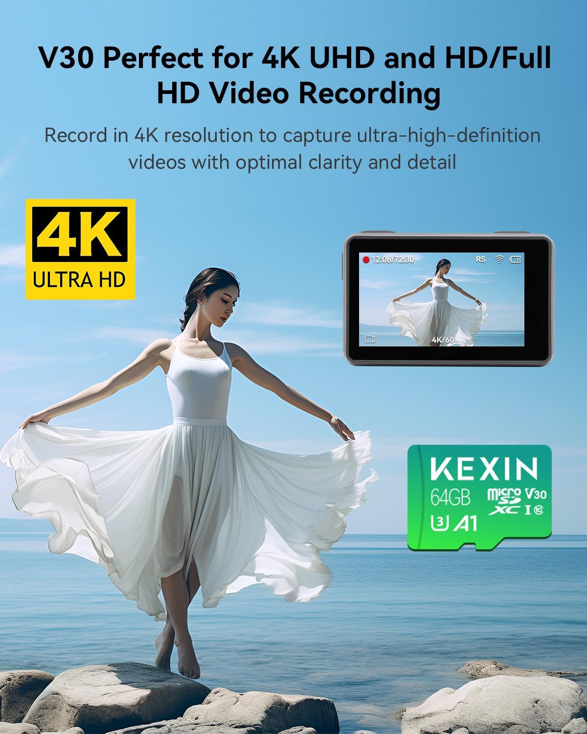 Thumbnail 1 de KEXIN Micro SD 64 GB scheda memoria
