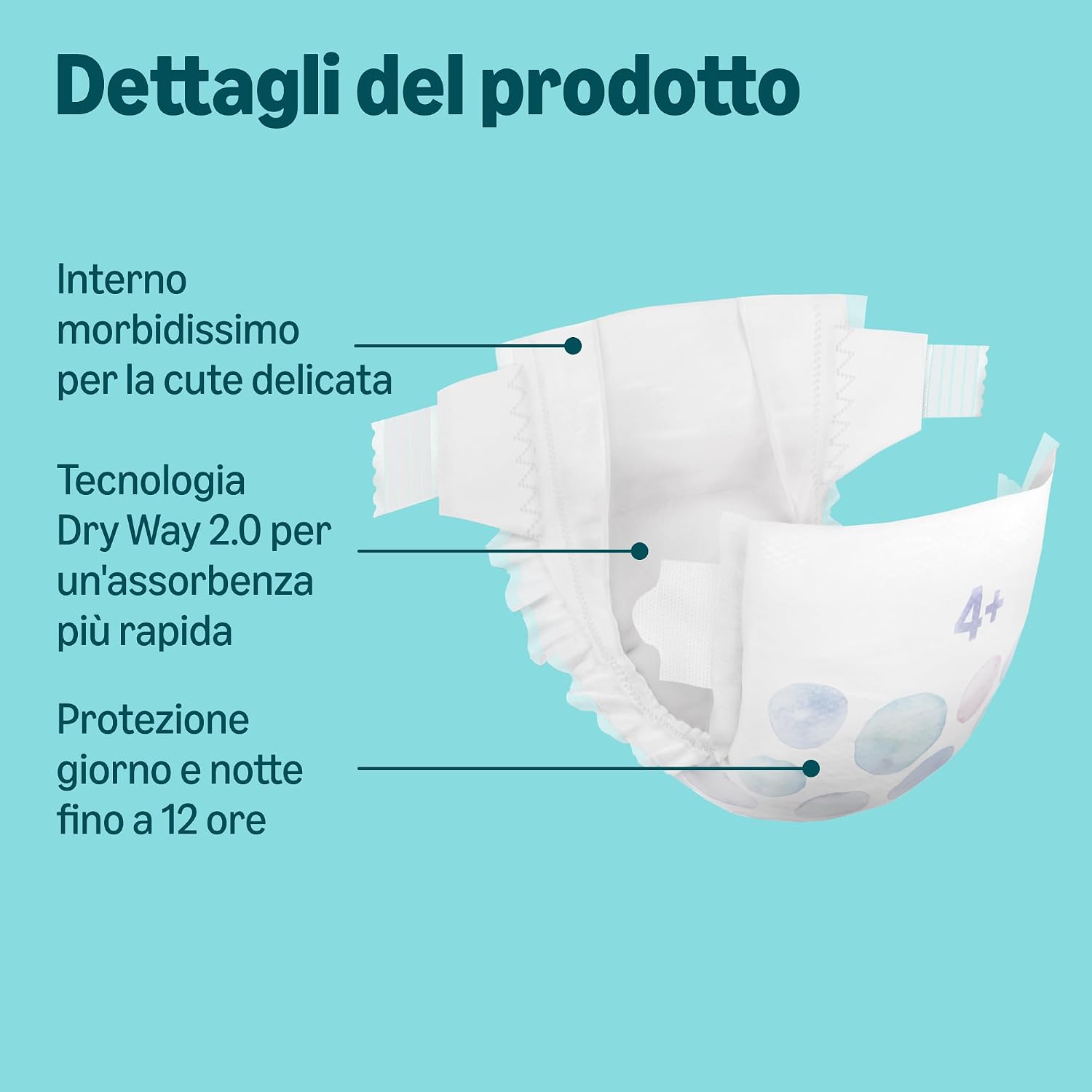Thumbnail 2 de by Amazon 80 Ultra Dry Nappies Taglia 4+
