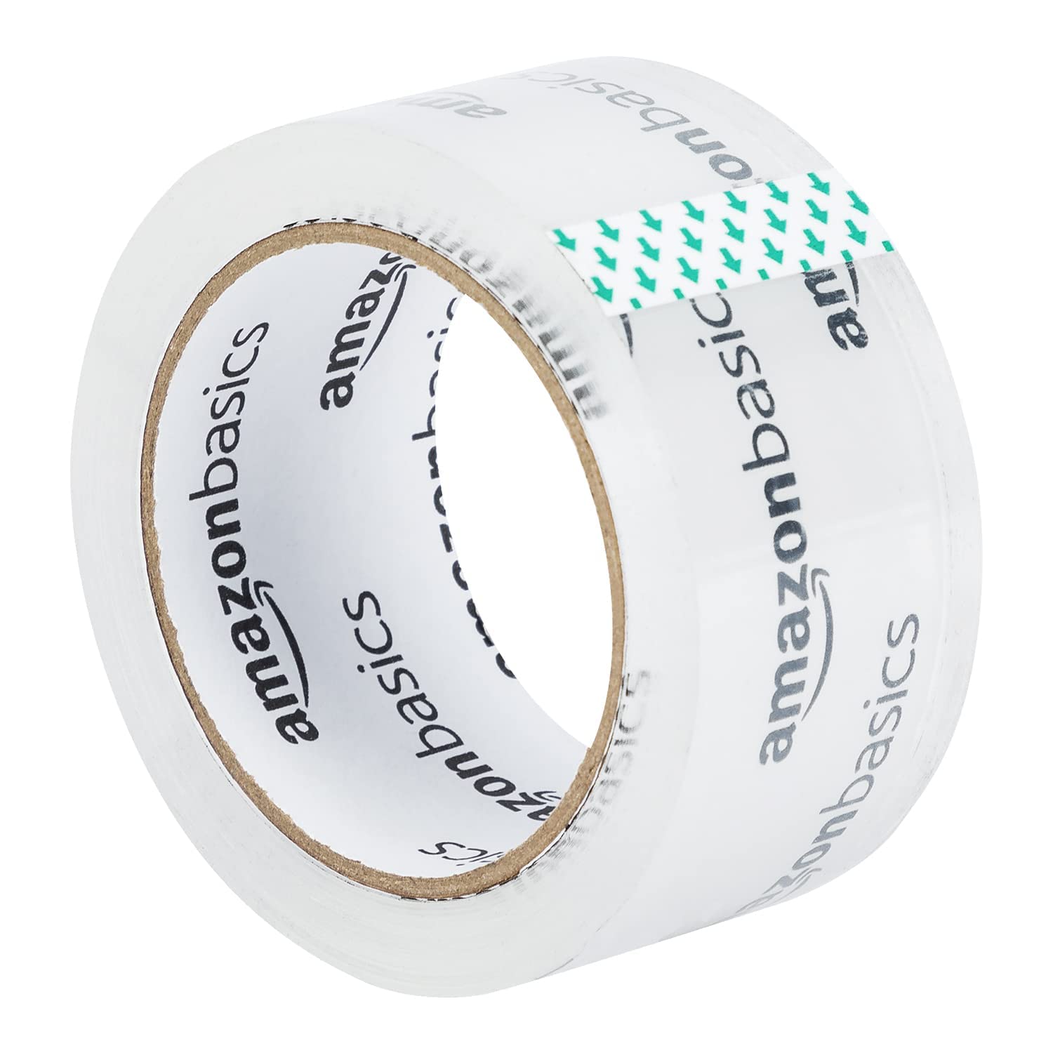 Detalle 2 de Amazon Basics Moving and Storage Packing Tape (6-Pack) – 4.7 cm x 99.6 m, Crystal Clear