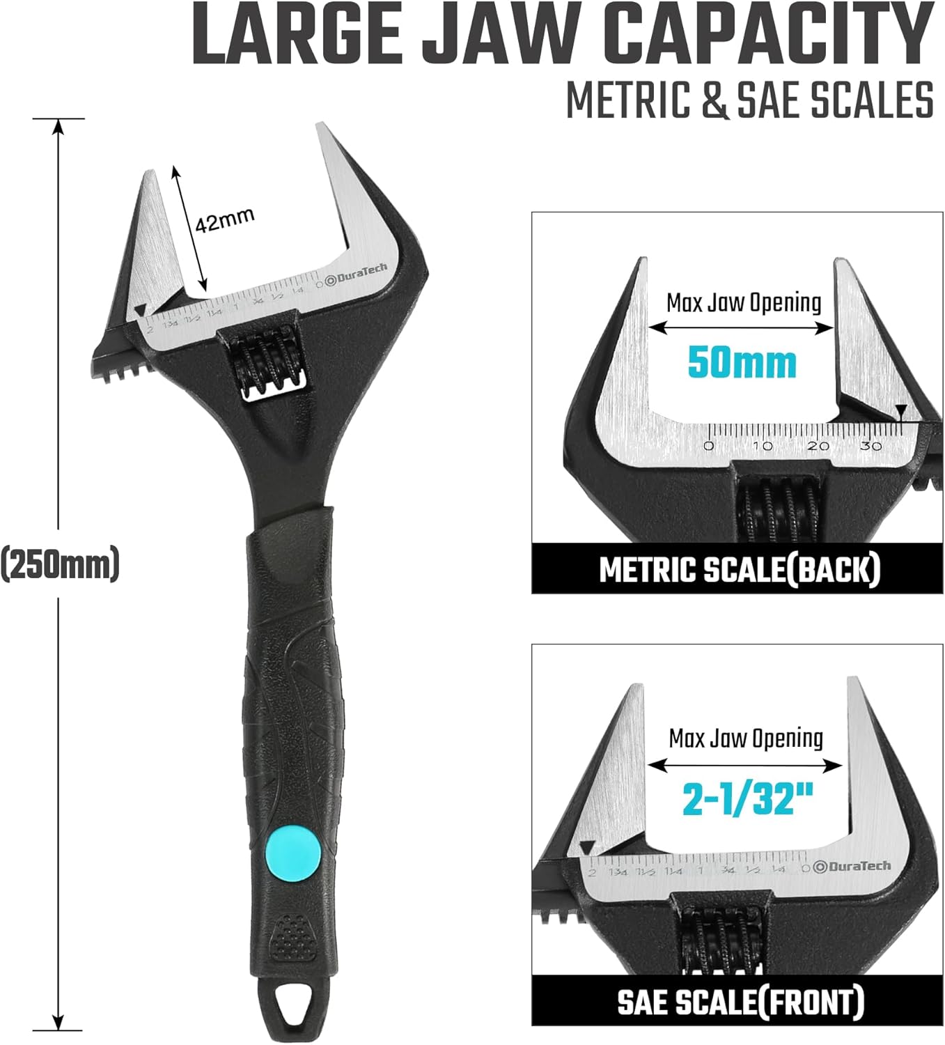 Thumbnail 3 de DURATECH 10-Inch Adjustable Wrench 250mm