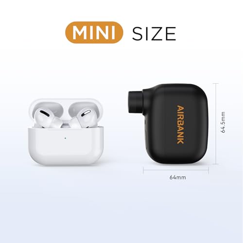 Detalle de AIRBANK Pocket SE: Mini bomba eléctrica de bici para válvulas Schrader y Presta