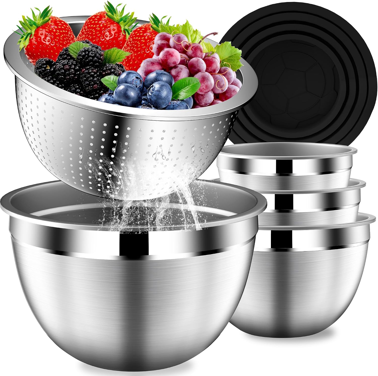 DUTZUN Mixing Bowls 4.5QT 🍽