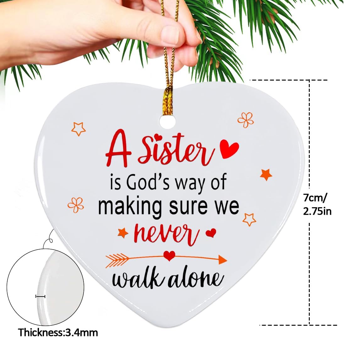 Detalle 2 de Sister Christmas Ornament 2025 for Sisters