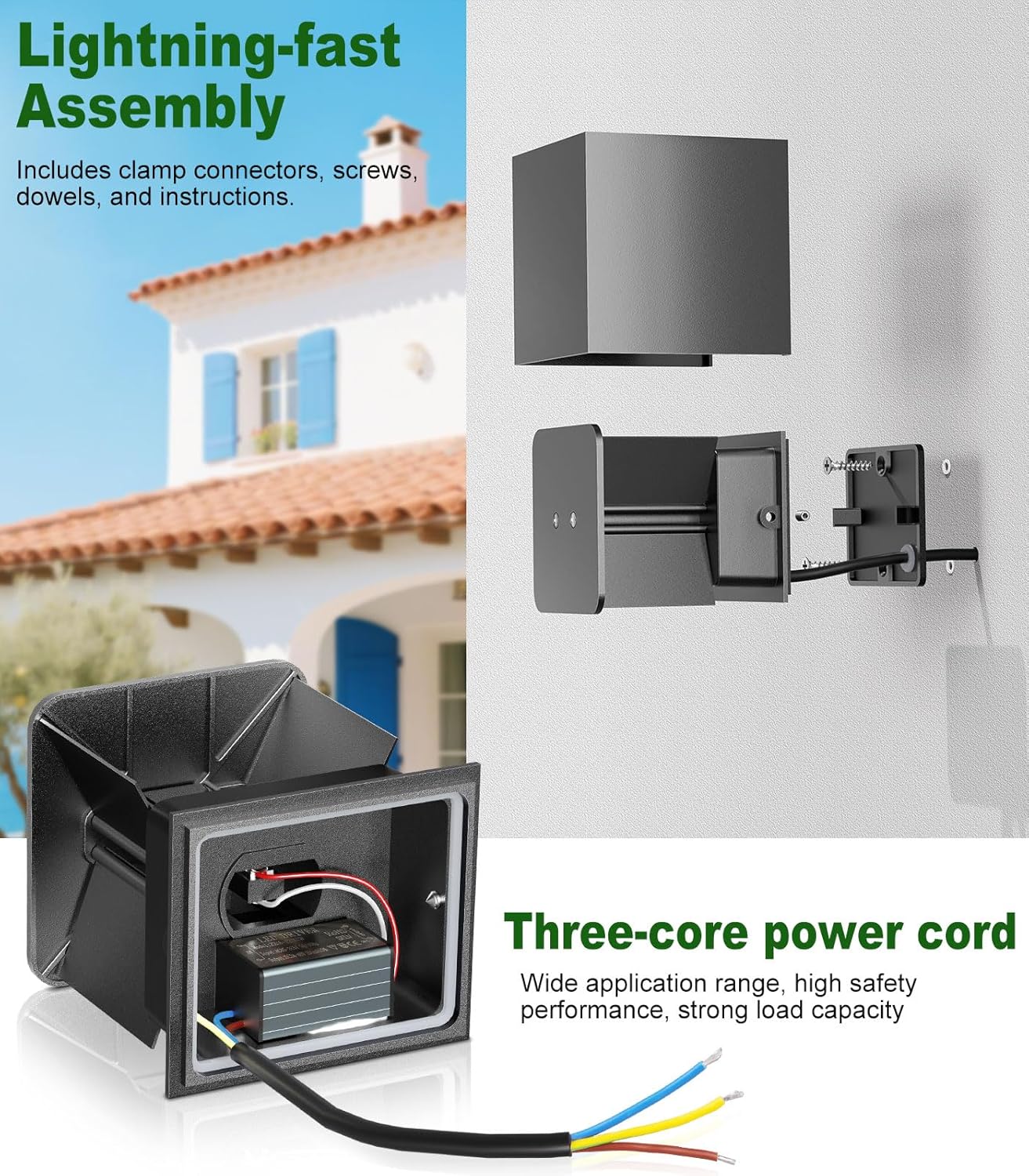 Thumbnail 4 de CLV Lampada da Parete 12W IP65: stile moderno e versatilità interno/esterno