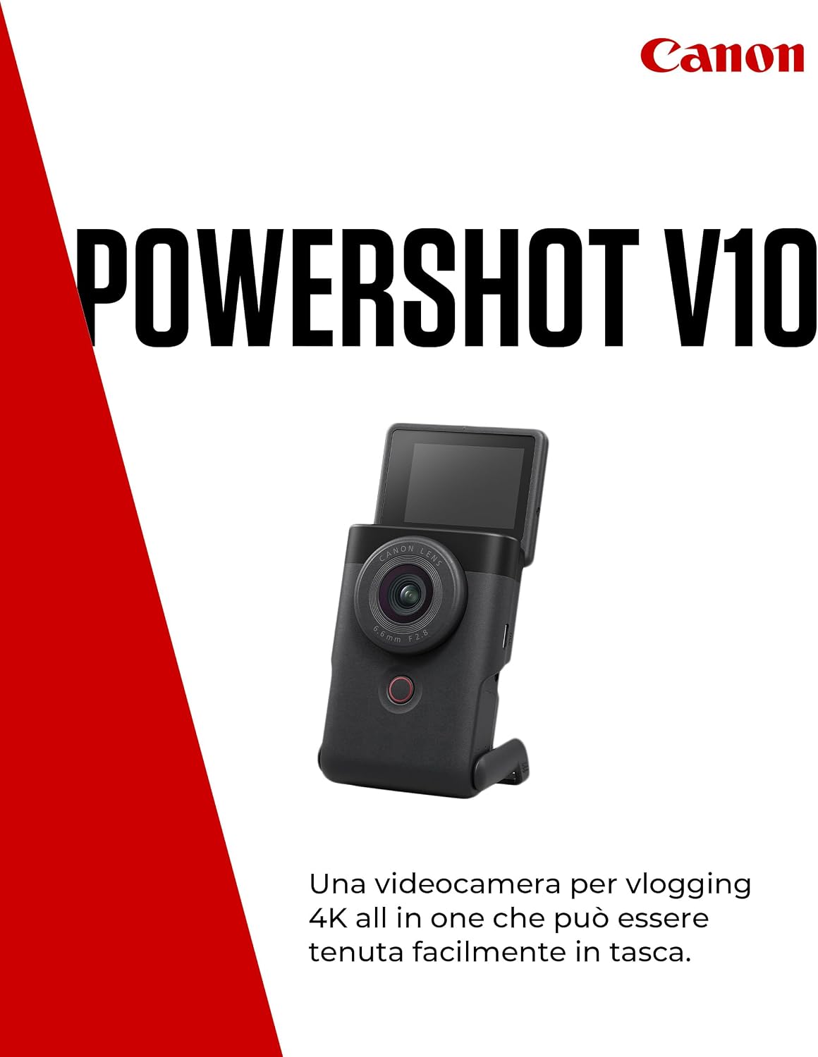 Thumbnail 1 de Canon PowerShot V10 Starter Kit per Vlogging – Videocamera 4K UHD tascabile
