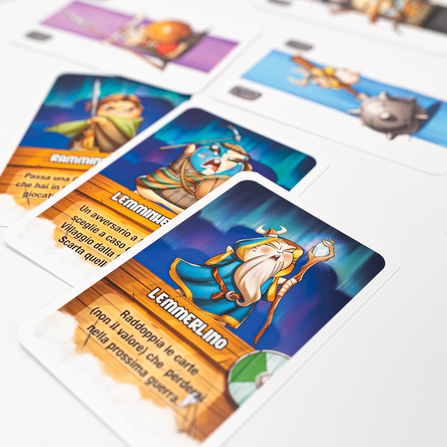 Thumbnail 1 de Red Glove RG2071 Valhalla Lemmings – gioco da tavolo per 2-6 giocatori con 65 carte Lemmings e 44 carte Leggenda